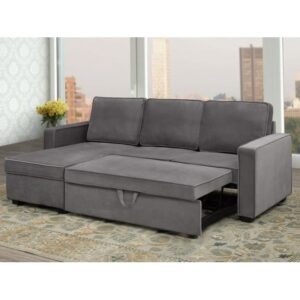 Exotic Velvet Pull Out Sofa Bed